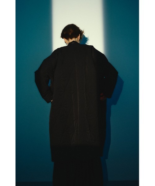 RIM.ARK(リムアーク)の「【26FW OUTER PRE ORDER】Original quilting cover CT(オリジナル キルティング カバー コート)(その他アウター・レディース・ネイビー/ブラウン/ブラック・FREE)」の12枚目の写真