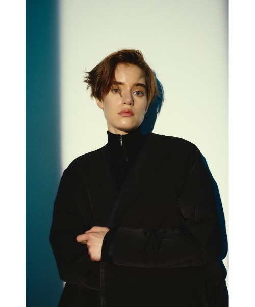 RIM.ARK(リムアーク)の「【26FW OUTER PRE ORDER】Original quilting cover CT(オリジナル キルティング カバー コート)(その他アウター・レディース・ネイビー/ブラウン/ブラック・FREE)」の14枚目の写真