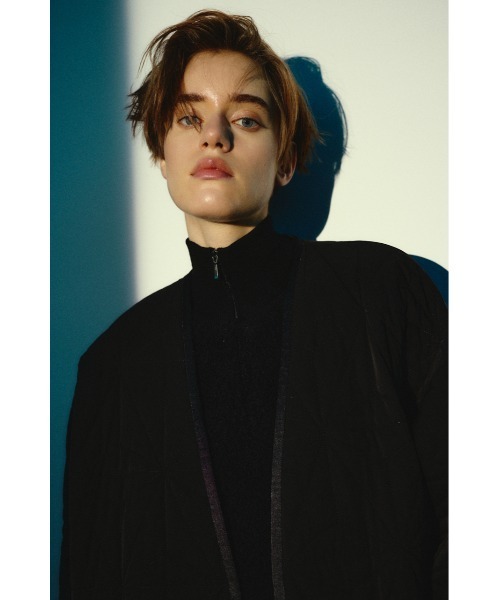 RIM.ARK(リムアーク)の「【26FW OUTER PRE ORDER】Original quilting cover CT(オリジナル キルティング カバー コート)(その他アウター・レディース・ネイビー/ブラウン/ブラック・FREE)」の15枚目の写真