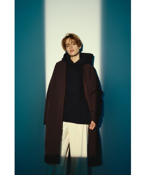 RIM.ARK(リムアーク)の「【26FW OUTER PRE ORDER】Original quilting cover CT(オリジナル キルティング カバー コート)(その他アウター・レディース・ネイビー/ブラウン/ブラック・FREE)」の17枚目の写真