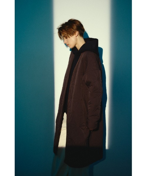 RIM.ARK(リムアーク)の「【26FW OUTER PRE ORDER】Original quilting cover CT(オリジナル キルティング カバー コート)(その他アウター・レディース・ネイビー/ブラウン/ブラック・FREE)」の19枚目の写真