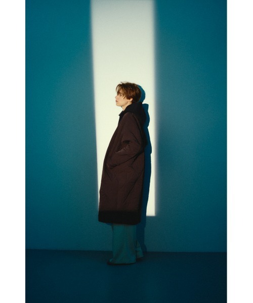 RIM.ARK(リムアーク)の「【26FW OUTER PRE ORDER】Original quilting cover CT(オリジナル キルティング カバー コート)(その他アウター・レディース・ネイビー/ブラウン/ブラック・FREE)」の22枚目の写真
