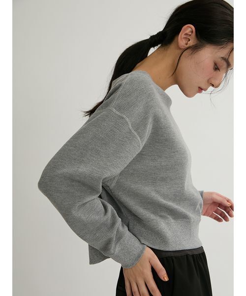 Mila Owen(ミラオーウェン)の「マルチウェイサーマルオフショルカットソー(Tシャツ/カットソー・レディース・アイボリー/グレー/ライトピンク/その他・F)」の7枚目の写真