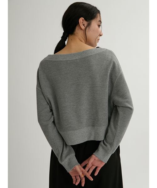 Mila Owen(ミラオーウェン)の「マルチウェイサーマルオフショルカットソー(Tシャツ/カットソー・レディース・アイボリー/グレー/ライトピンク/その他・F)」の8枚目の写真