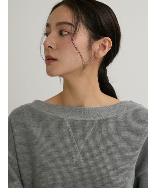 Mila Owen(ミラオーウェン)の「マルチウェイサーマルオフショルカットソー(Tシャツ/カットソー・レディース・アイボリー/グレー/ライトピンク/その他・F)」の9枚目の写真