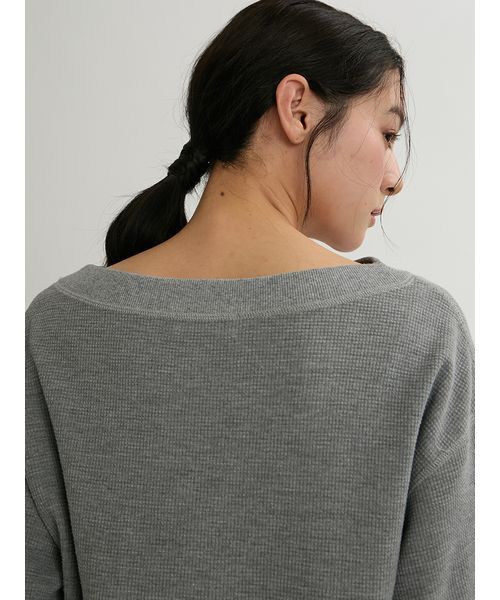 Mila Owen(ミラオーウェン)の「マルチウェイサーマルオフショルカットソー(Tシャツ/カットソー・レディース・アイボリー/グレー/ライトピンク/その他・F)」の15枚目の写真