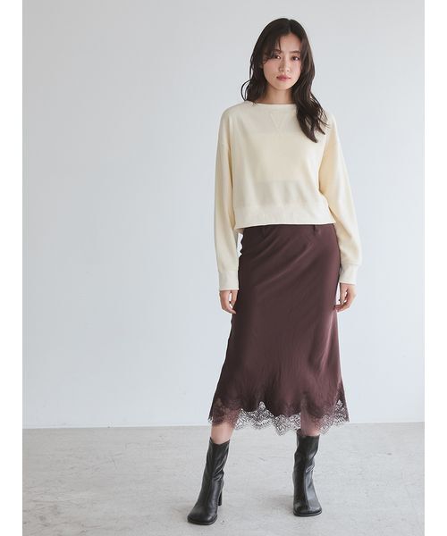 Mila Owen(ミラオーウェン)の「マルチウェイサーマルオフショルカットソー(Tシャツ/カットソー・レディース・アイボリー/グレー/ライトピンク/その他・F)」の10枚目の写真