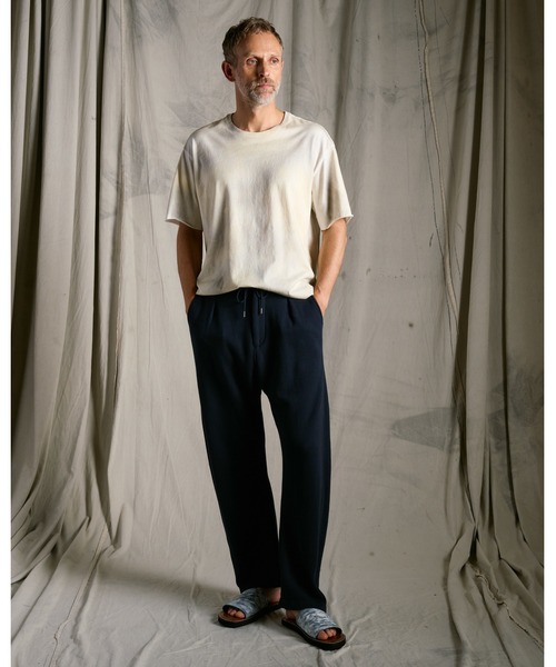 wjk(ダヴルジェイケイ)の「soft luxe urake wide banana pants(その他パンツ・メンズ・ネイビー/ブラック・X-LARGE/LARGE/MEDIUM/SMALL)」の12枚目の写真