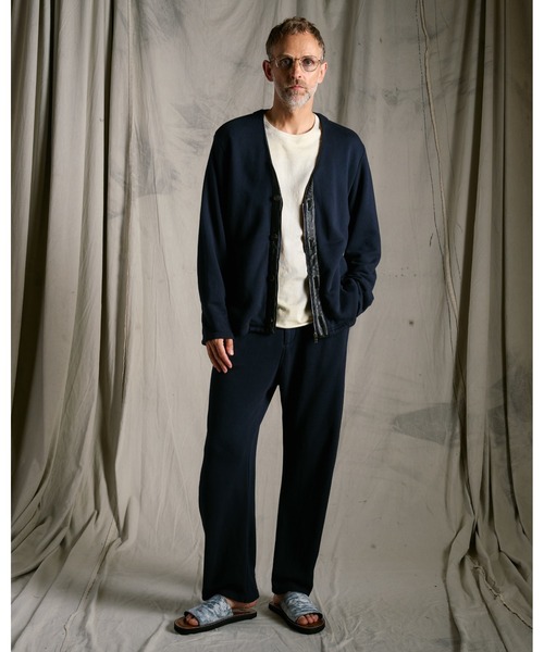 wjk(ダヴルジェイケイ)の「soft luxe urake wide banana pants(その他パンツ・メンズ・ネイビー/ブラック・X-LARGE/LARGE/MEDIUM/SMALL)」の14枚目の写真