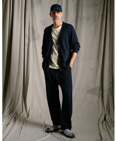 wjk(ダヴルジェイケイ)の「soft luxe urake wide banana pants(その他パンツ・メンズ・ネイビー/ブラック・X-LARGE/LARGE/MEDIUM/SMALL)」の15枚目の写真