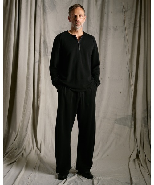 wjk(ダヴルジェイケイ)の「soft luxe urake wide banana pants(その他パンツ・メンズ・ネイビー/ブラック・X-LARGE/LARGE/MEDIUM/SMALL)」の16枚目の写真