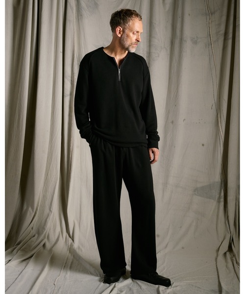 wjk(ダヴルジェイケイ)の「soft luxe urake wide banana pants(その他パンツ・メンズ・ネイビー/ブラック・X-LARGE/LARGE/MEDIUM/SMALL)」の17枚目の写真