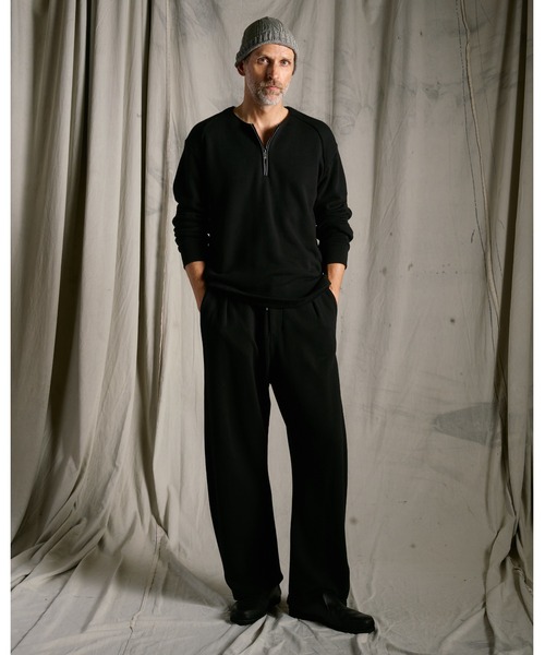 wjk(ダヴルジェイケイ)の「soft luxe urake wide banana pants(その他パンツ・メンズ・ネイビー/ブラック・X-LARGE/LARGE/MEDIUM/SMALL)」の18枚目の写真