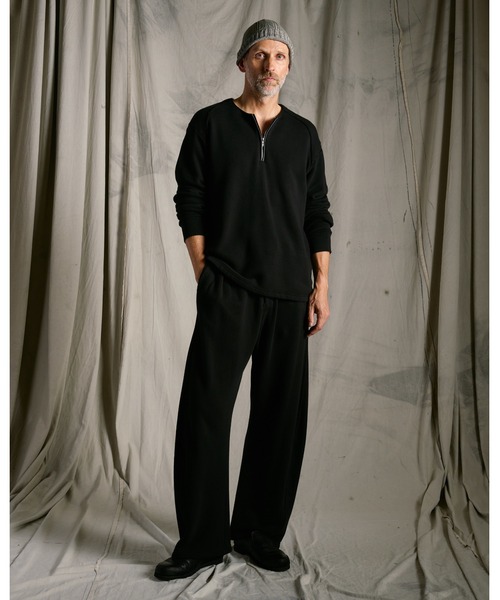 wjk(ダヴルジェイケイ)の「soft luxe urake wide banana pants(その他パンツ・メンズ・ネイビー/ブラック・X-LARGE/LARGE/MEDIUM/SMALL)」の19枚目の写真