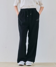 【KANGOL SPORT】サイドライン切替ドロストフリースイージーパンツ