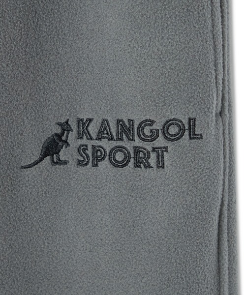 KANGOL SPORT(カンゴールスポーツ)の「【KANGOL SPORT】サイドライン切替ドロストフリースイージーパンツ(その他パンツ・レディース・レッド/グレー/ブラック・LL/L/M)」の6枚目の写真
