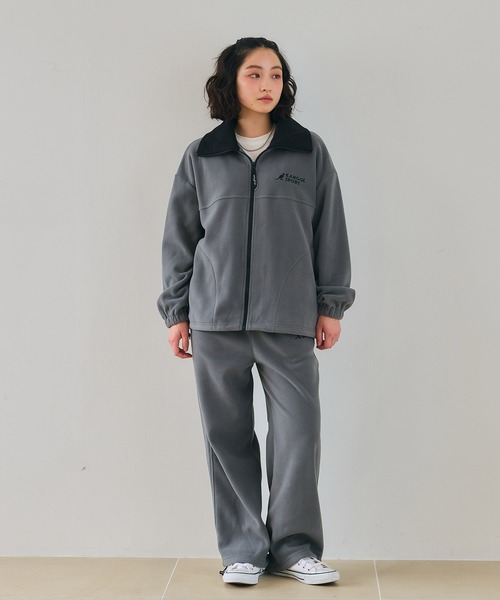 KANGOL SPORT(カンゴールスポーツ)の「【KANGOL SPORT】サイドライン切替ドロストフリースイージーパンツ(その他パンツ・レディース・レッド/グレー/ブラック・LL/L/M)」の10枚目の写真
