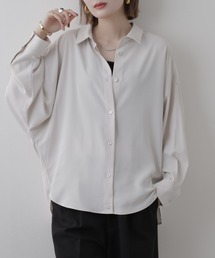 EGLANTINE ポリエステル無地ブラウス 長袖