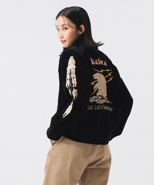 BEAMS BOY(ビームスボーイ)の「【別注】テーラー東洋 / VELVETEEN ALASKA JACKET(ブルゾン・レディース・ブラック・SMALL/X-SMALL)」の4枚目の写真