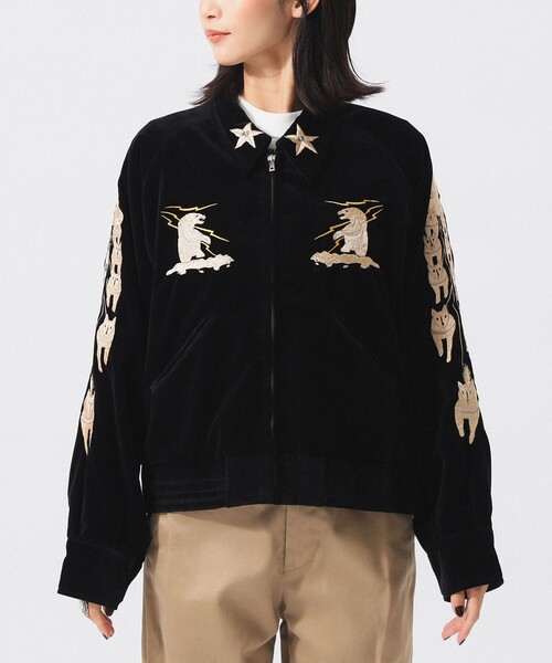 BEAMS BOY(ビームスボーイ)の「【別注】テーラー東洋 / VELVETEEN ALASKA JACKET(ブルゾン・レディース・ブラック・SMALL/X-SMALL)」の5枚目の写真