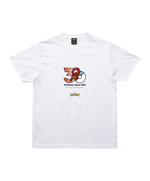 ZOZOSPOT(ゾゾスポット)の「Pokemon 30th Anniversary 1025 T-shirt 「ボルケニオン」(Tシャツ/カットソー・レディース・ホワイト・SMALL/MEDIUM/LARGE/X-LARGE/XX-LARGE/XXX-LARGE/100cm/110cm/120cm/130cm/140cm/150cm/160cm)」の1枚目の写真