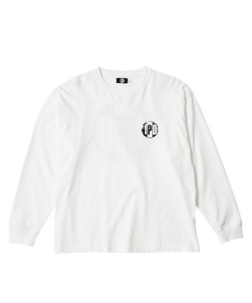 IPD(アイピーディー)の「【IPD】OG DISTRESSED LS(Tシャツ/カットソー・メンズ・ホワイト/ブラック・LARGE/MEDIUM)」の1枚目の写真