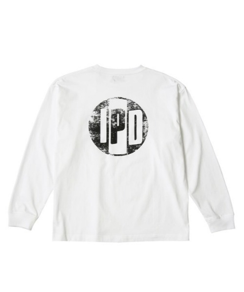 IPD(アイピーディー)の「【IPD】OG DISTRESSED LS(Tシャツ/カットソー・メンズ・ホワイト/ブラック・LARGE/MEDIUM)」の3枚目の写真