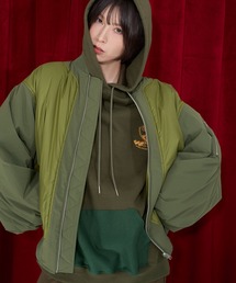 Nora Lily（ノラリリー）の「【Nora Lily】Switching Fabric Reversible Big MA-1（MA-1）」