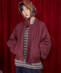 Nora Lily（ノラリリー）の「【Nora Lily】Switching Fabric Reversible Big MA-1（MA-1）」