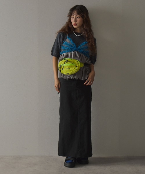 bohmal(ボマール)の「激ストレッチストレートスカート(スカート・レディース・チャコールグレー/ブラック・LARGE/MEDIUM/SMALL)」の6枚目の写真