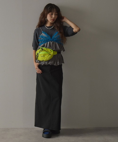 bohmal(ボマール)の「激ストレッチストレートスカート(スカート・レディース・チャコールグレー/ブラック・LARGE/MEDIUM/SMALL)」の8枚目の写真