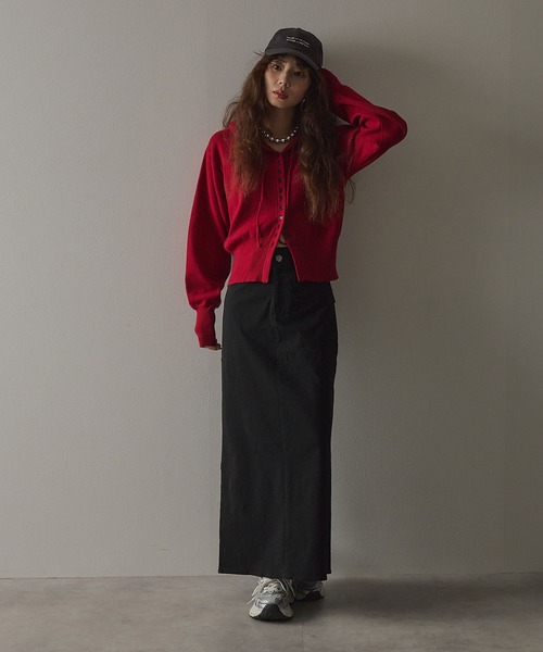 bohmal(ボマール)の「激ストレッチストレートスカート(スカート・レディース・チャコールグレー/ブラック・LARGE/MEDIUM/SMALL)」の10枚目の写真