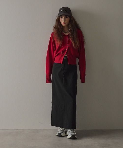 bohmal(ボマール)の「激ストレッチストレートスカート(スカート・レディース・チャコールグレー/ブラック・LARGE/MEDIUM/SMALL)」の14枚目の写真