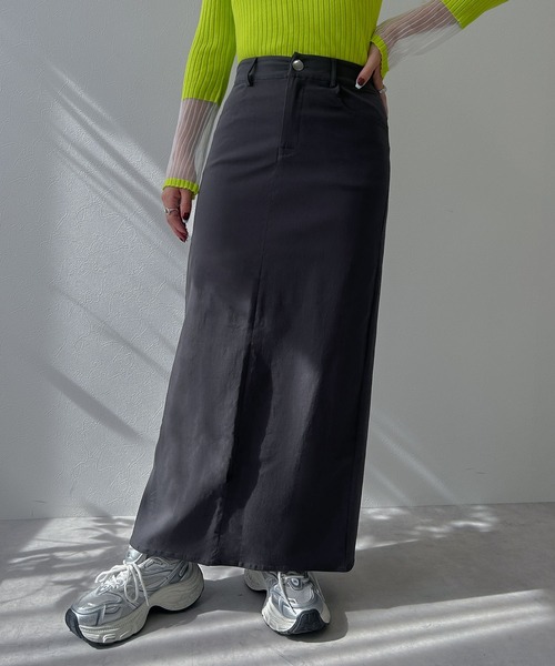 bohmal(ボマール)の「激ストレッチストレートスカート(スカート・レディース・チャコールグレー/ブラック・LARGE/MEDIUM/SMALL)」の17枚目の写真