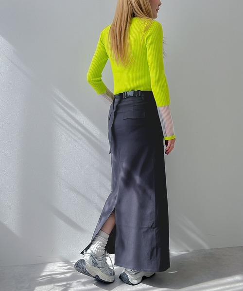 bohmal(ボマール)の「激ストレッチストレートスカート(スカート・レディース・チャコールグレー/ブラック・LARGE/MEDIUM/SMALL)」の18枚目の写真