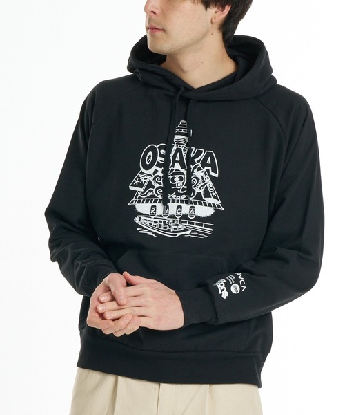 RVCA(ルーカ)の「RVCA メンズ OSAKA TAKO HD パーカー 【2026年秋冬モデル】/ルーカプルオーバーパーカー(パーカー・メンズ・ブラック/ヘザーグレー・X-LARGE/LARGE/MEDIUM)」の2枚目の写真