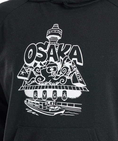 RVCA(ルーカ)の「RVCA メンズ OSAKA TAKO HD パーカー 【2026年秋冬モデル】/ルーカプルオーバーパーカー(パーカー・メンズ・ブラック/ヘザーグレー・X-LARGE/LARGE/MEDIUM)」の11枚目の写真