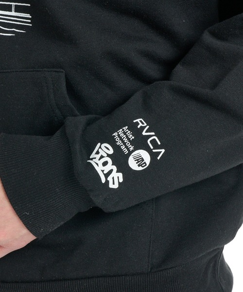RVCA(ルーカ)の「RVCA メンズ OSAKA TAKO HD パーカー 【2026年秋冬モデル】/ルーカプルオーバーパーカー(パーカー・メンズ・ブラック/ヘザーグレー・X-LARGE/LARGE/MEDIUM)」の3枚目の写真