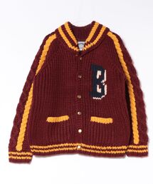 yield（イールド）の「【HOUSTON】ヒューストン COWICHAN STUDIUM JACKET カウチンスタジアムジャケット スタジャン（スタジャン）」