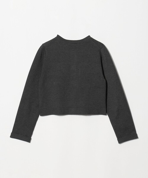 BEAUTY&YOUTH UNITED ARROWS(ビューティーアンドユースユナイテッドアローズ)の「ポケット ショートカーディガン ウォッシャブル(カーディガン/ボレロ・レディース・レッド/ダークグレー/ダークブラウン・FREE)」の4枚目の写真