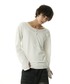 MUU STUDIO（ムースタジオ）の「【MUU STUDIO】 High-Gauge Layered Henley Neck Knit / ハイゲージレイヤードヘンリーネックニット（ニット/セーター・L）」