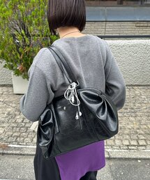 ソフトビッグラウンドボストンバッグ