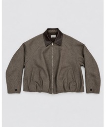 CONZ（コンズ）の「leather collar balloon blouson shark skin（ブルゾン）」
