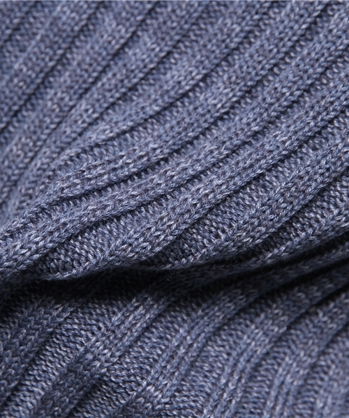 STUDIOUS（ステュディオス）の「オーバーサイズワイドリブクルーネックニット（ニット/セーター・メンズ・オフホワイト/ベージュ/ブルー・3/1/2）」の8枚目の写真