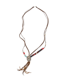 チャイハネ | 【チャイハネ】メタルコンチョ フリンジネックレス（ユニセックス）(ネックレス)