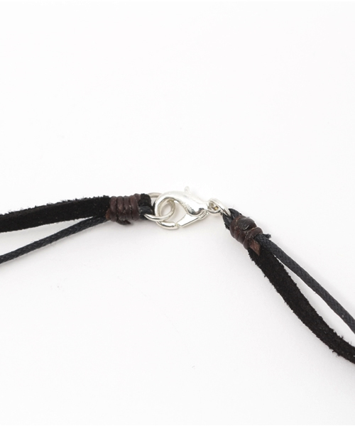 チャイハネ（チャイハネ）の「【チャイハネ】メタルコンチョ フリンジネックレス（ユニセックス）（ネックレス・メンズ・ブラック/ブラウン・FREE）」の5枚目の写真