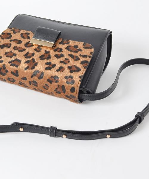 Khaju（カージュ）の「《予約》Khaju: レオパードバッグ■（ショルダーバッグ・レディース・ブラック/キャメル・ONE SIZE）」の8枚目の写真