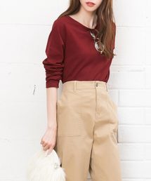 レディースのtシャツ カットソー レッド 赤色系 ファッション通販 Zozotown