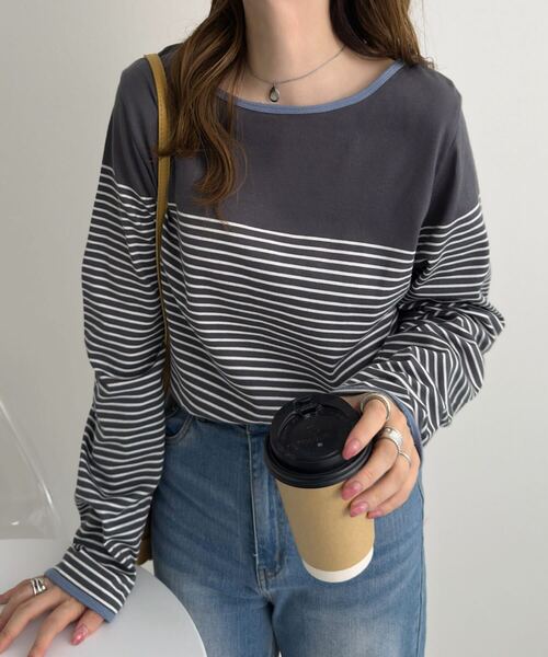 値段交渉歓迎pebeco121,222,99record1700x2,1500 セール】選べるデザイン コットン100％ベーシックボーダーロンT