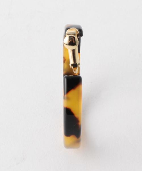 Another Edition（アナザーエディション）の「フープイヤリング/AEBFC ﾌｰﾌﾟ ER◆（イヤリング・レディース・ブラック/ブラウン・FREE）」の3枚目の写真